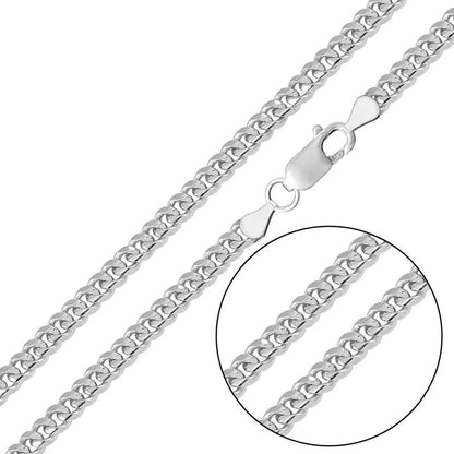 925 Sterling Silver Basic Miami Cuban Bracelet with 160 Chain and 5.5 width