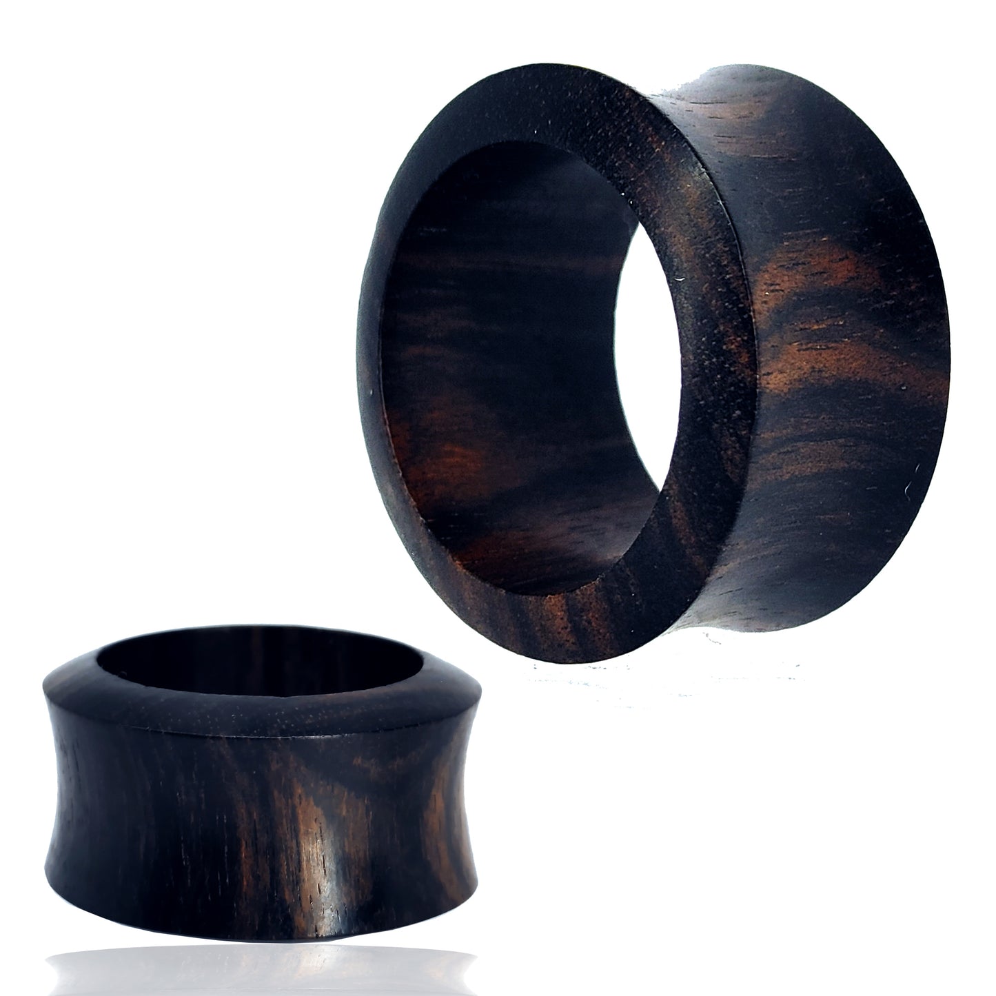 Areng Organic Wood Tunnel Flare Plugs | Gauges