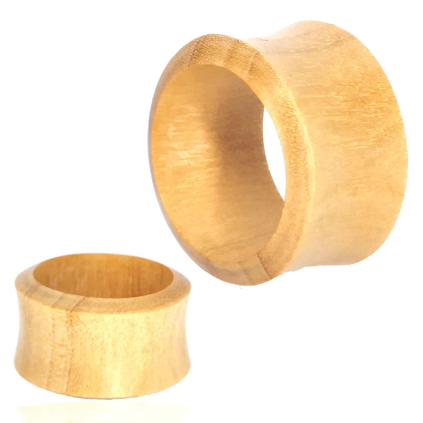 Organic Maple Wood Tunnel Plugs, Flare Gauges, Handmade Ear Jewelry, Natural Stretcher, Sexy Jewelz. Los Angeles