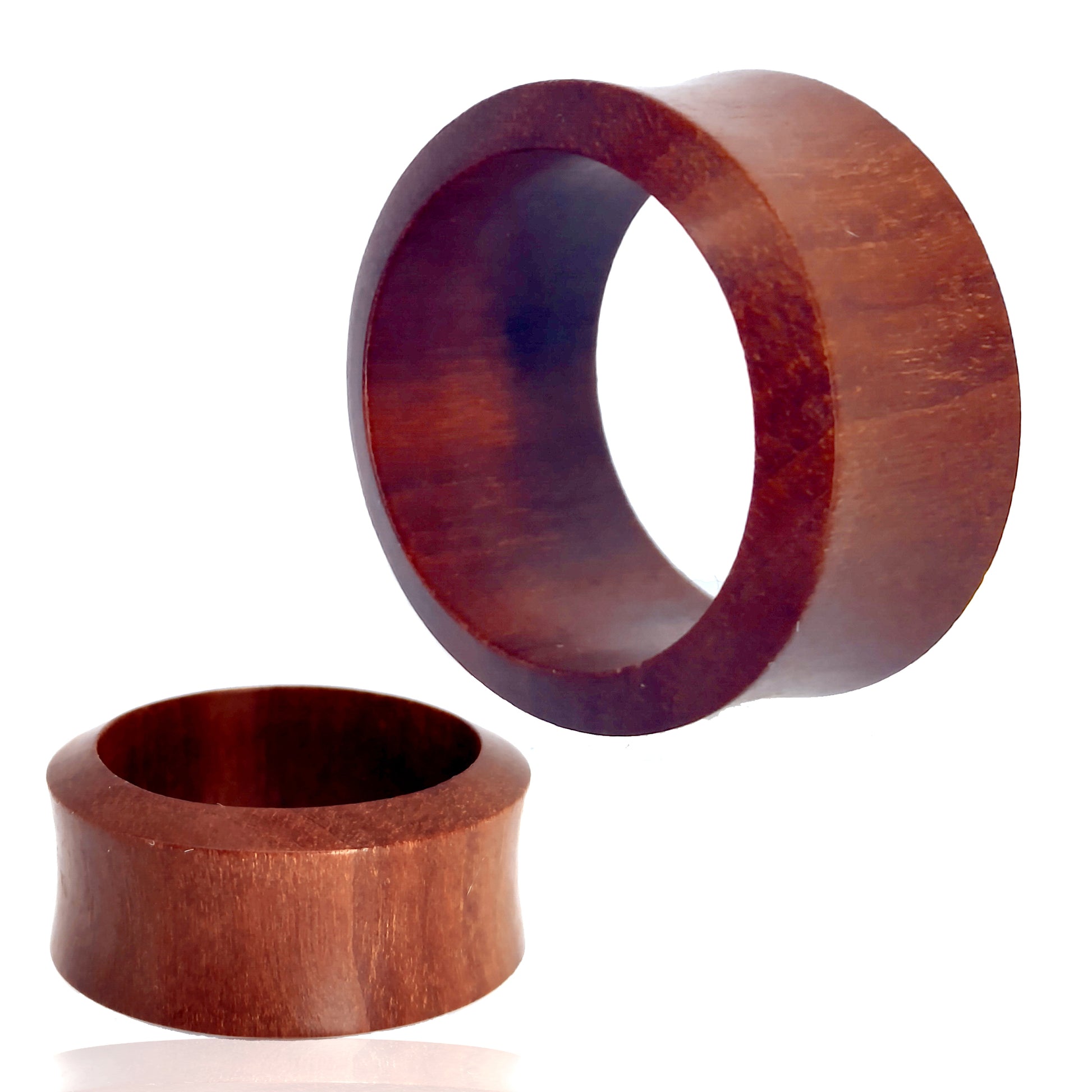 Sawo Wood Flare Plugs, Organic Gauges, Handcrafted Wooden Tunnels, Natural Ear Stretchers, Sexy Jewelz, Los Angeles